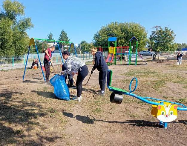 Акция &amp;quot;Чистое село&amp;quot;.